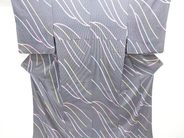 JAPANESE KIMONO / KOMON / FLOWER CLASSICAL PATTERN